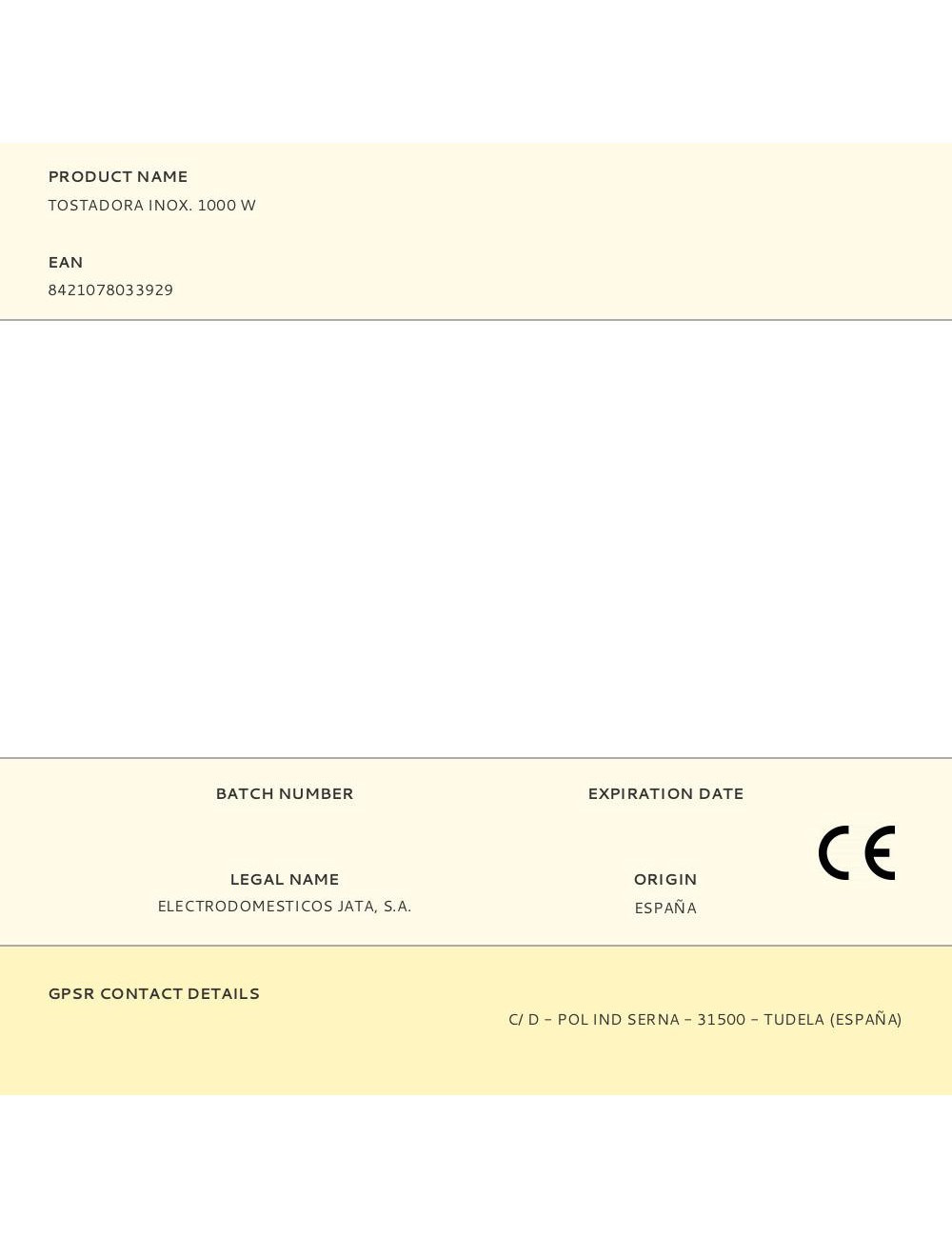 Tostadora inox. 1000 w