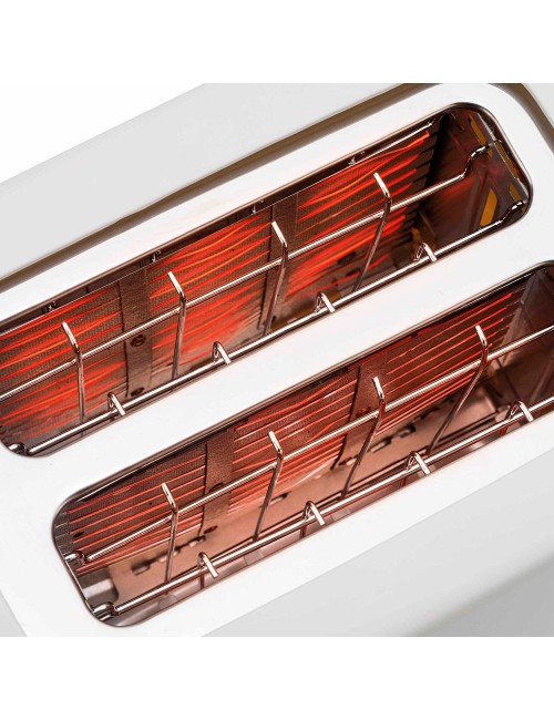 Tostadora con 2 ranuras blanca 750 w
