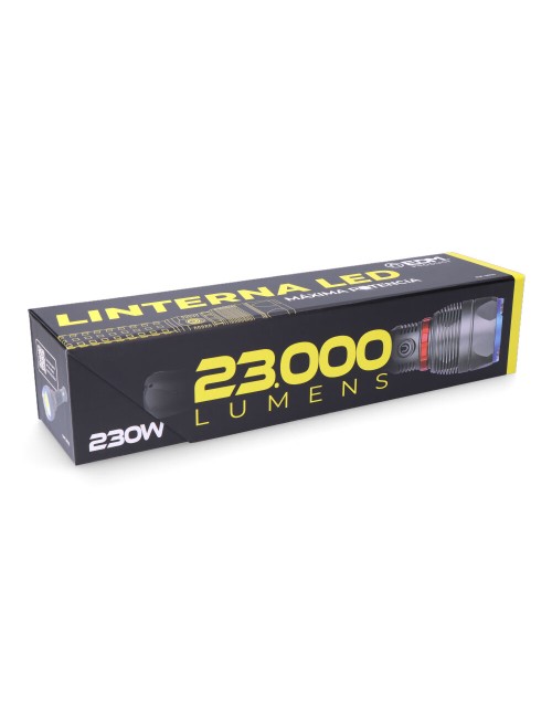 Linterna led de largo alcance 23000 lm