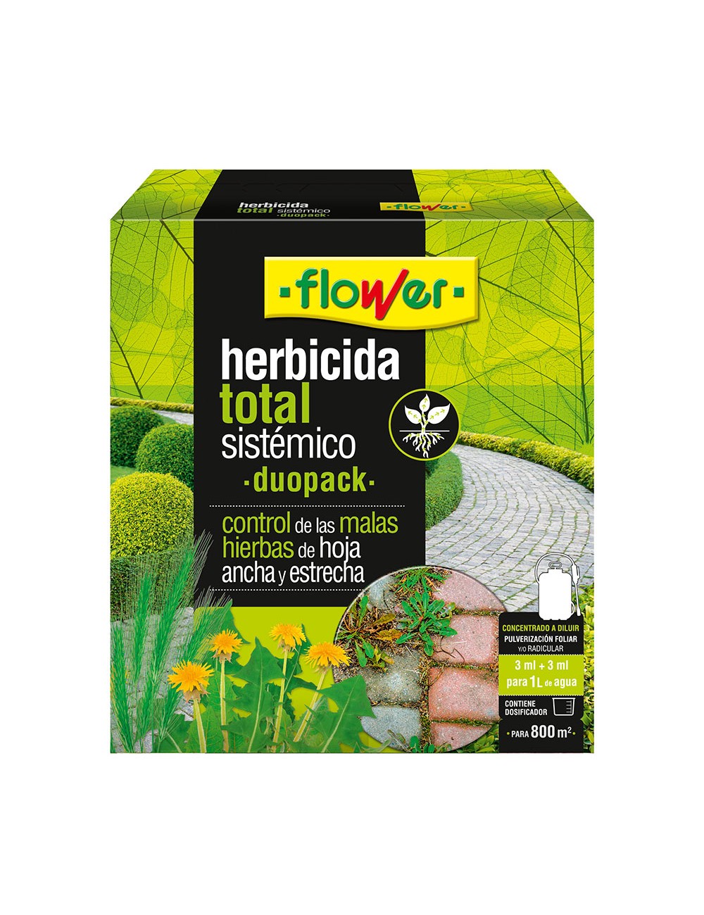 Herbicida total sistemico duopack 100 ml + 100 ml