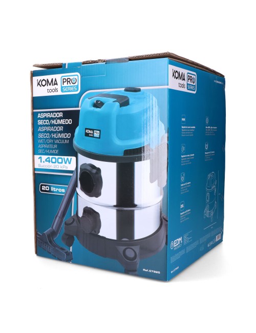 Aspirador seco / húmedo, 1400 w