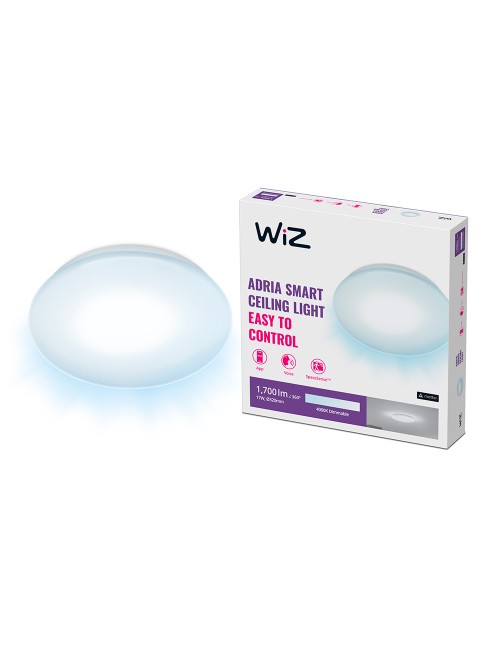 Plafón inteligente adria, wi-fi, 17 w, rd 4000 k 1700 lm ø32 cm