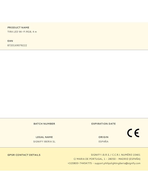 Tira led wi-fi rgb, 4 m