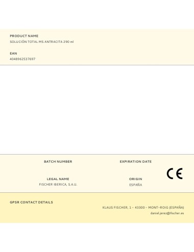Solución total ms antracita 290 ml