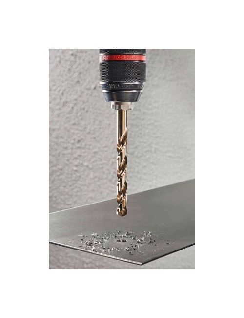 Broca para metal hss cobalto rectificada, ø5,00x 86 mm