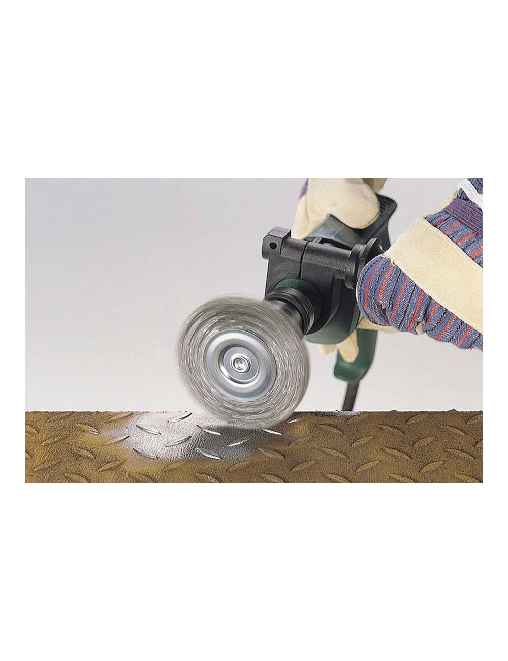 Cepillo de disco de alambre de acero ø75 x 16 mm