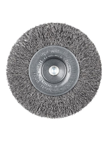 Cepillo de disco de alambre de acero ø100 x 16 mm