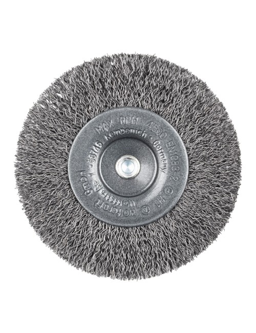 Cepillo de disco de alambre de acero ø100 x 16 mm