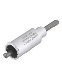 Corona de perforación recubierta de carburo de tungsteno, con adaptador, ø33 x 55 mm