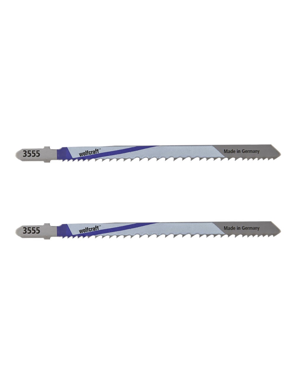 Hoja de sierra de calar bimetal 130 mm vástago t 2 uds