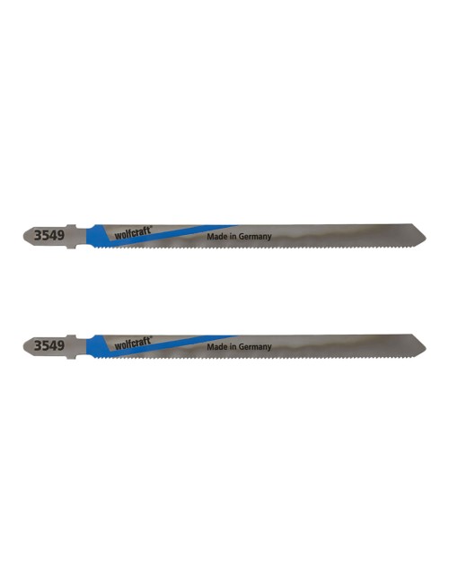 Hoja de sierra de calar hss 130 mm vástago t metal 2 uds