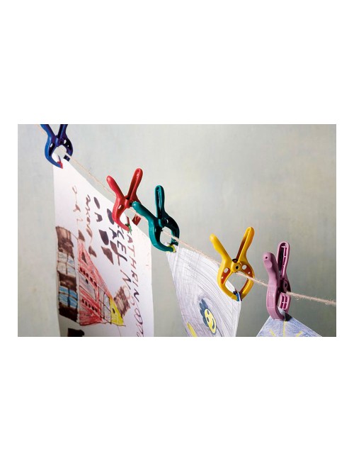 Pinza mini de resorte microfix s, 20 mm, 6 uds