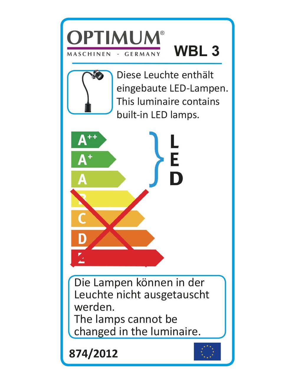 LAMPARA HALOGENA  WBL 3 - CABEZA ARTICULADA