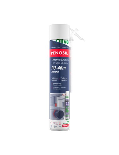 Espuma poliuretano multiuso pu-46 manual 750 ml