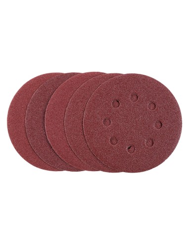 Discos lijadora autoadherente roto-orbital 80 g, ø125 mm, 5 uds