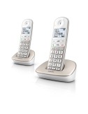 Teléfono duo inalámbrico xl4902s blanco y gris