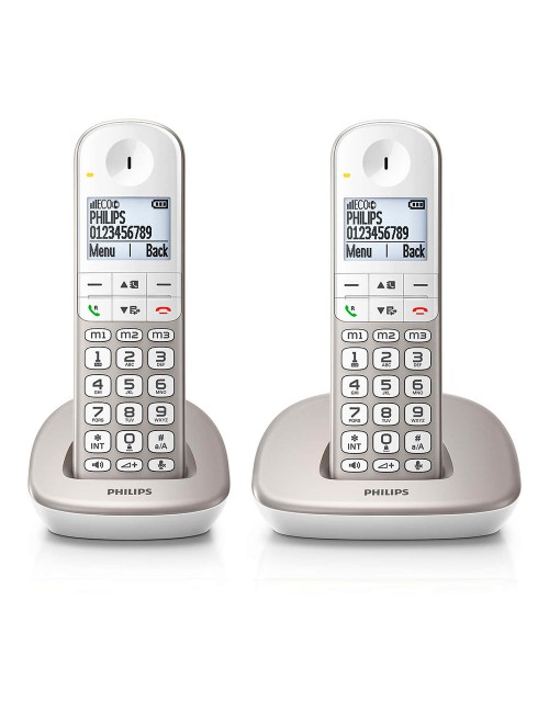 Teléfono duo inalámbrico xl4902s blanco y gris