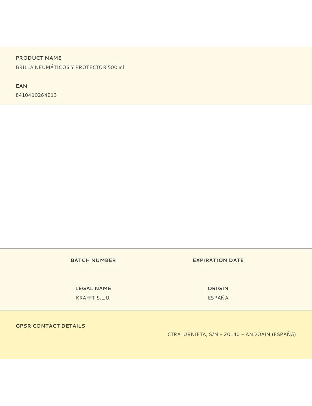 Brilla neumáticos y protector 500 ml