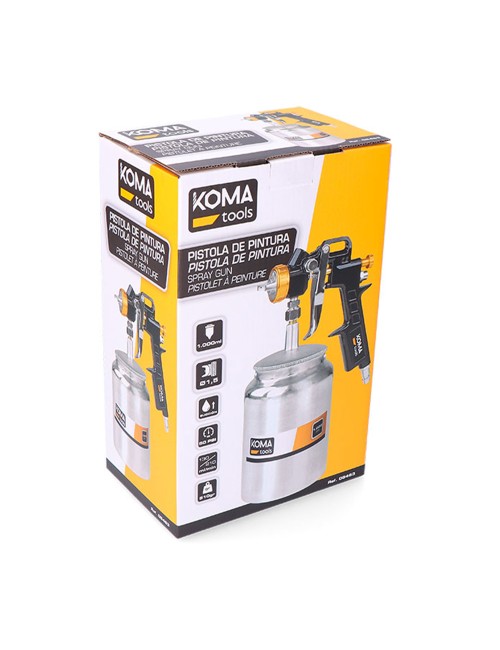 Pistola de pintura de succión