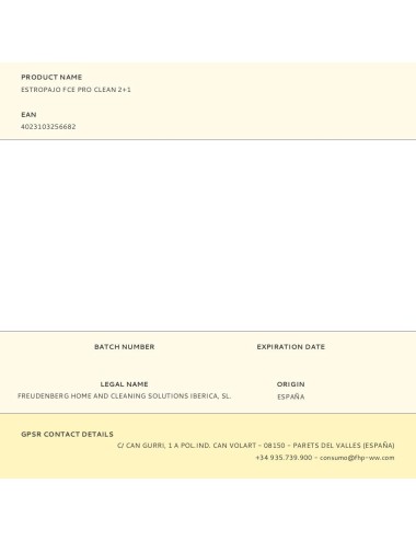 Estropajo fce pro clean 2+1