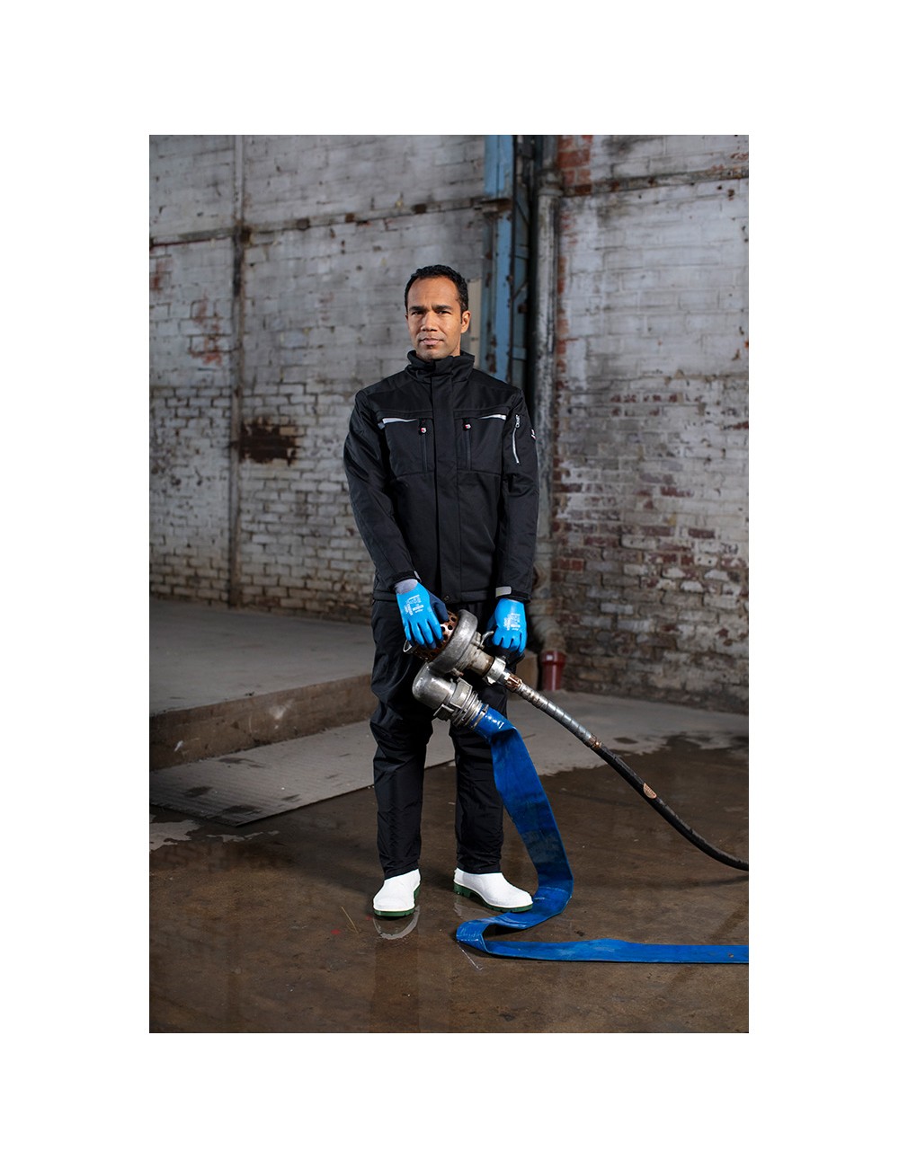 Guante nailon doble recubrimiento latex, 100% resistente al agua, t-11