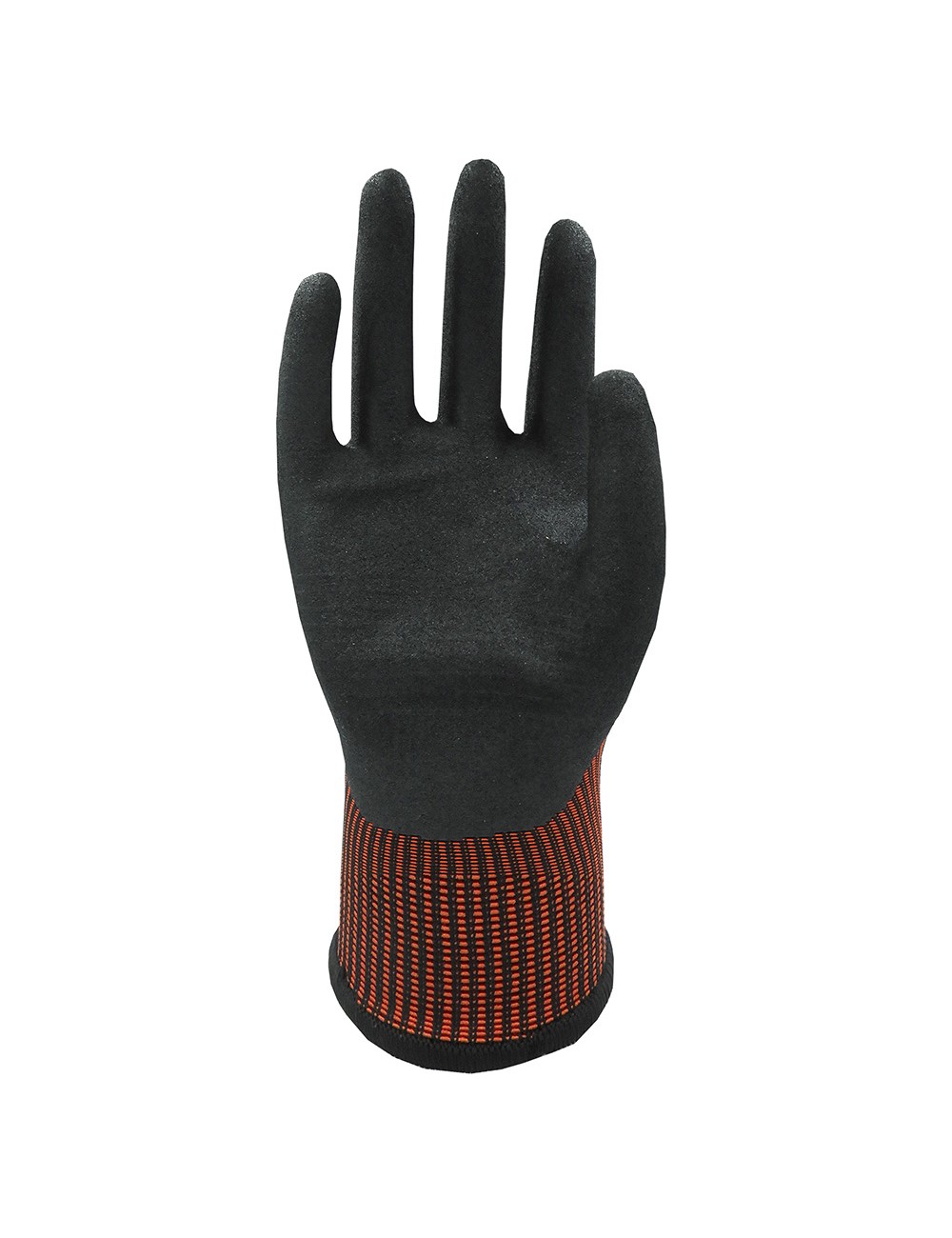 Guante nailon, palma recubierta nitrilo, t-09