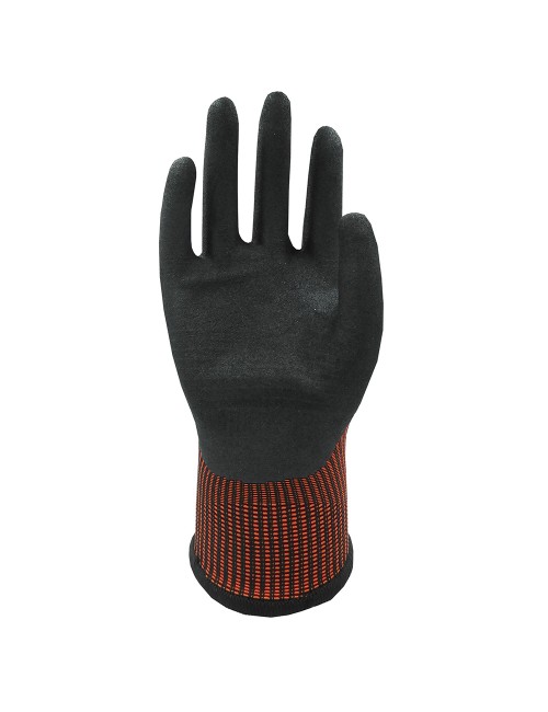Guante nailon, palma recubierta nitrilo, t-11
