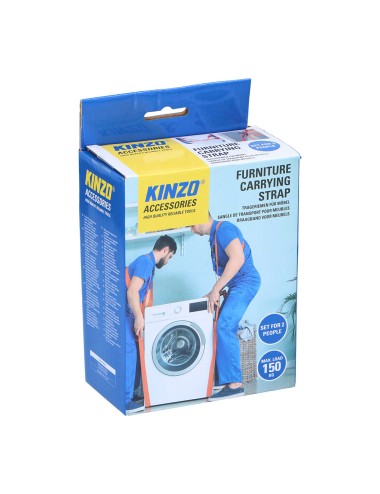 Correas de transporte de mobiliario 2800 x 45 x 1,2 mm, 2 piezas