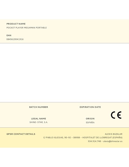 Pocket player megaman portable