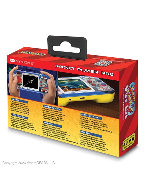 Pocket player street fighter ii portable