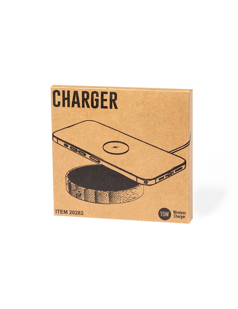 Cargador inalámbrico circular 15 w ø6,8 x 1,1 cm