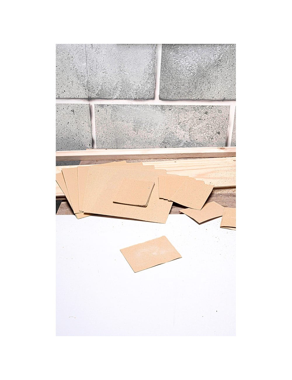 Papel de lija, 30 piezas