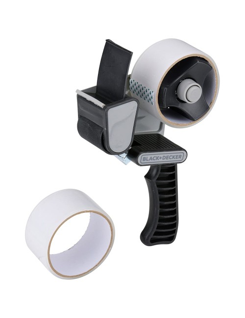 Dispensador cinta de embalaje + 2 rollos 48 mm x 15 m