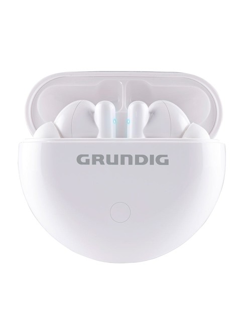 Auriculares inalámbricos earbuds bluetooth con estuche blanco