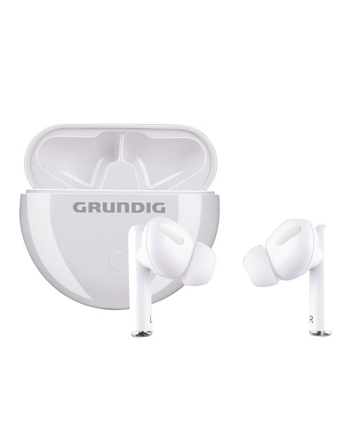 Auriculares inalámbricos earbuds bluetooth con estuche blanco