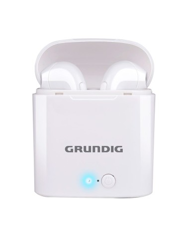 Auriculares inalámbricos earbuds con micro bluetooth con estuche blanco