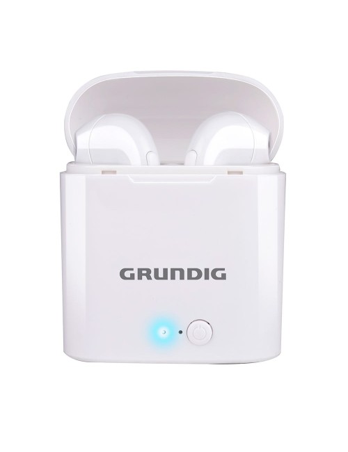 Auriculares inalámbricos earbuds con micro bluetooth con estuche blanco