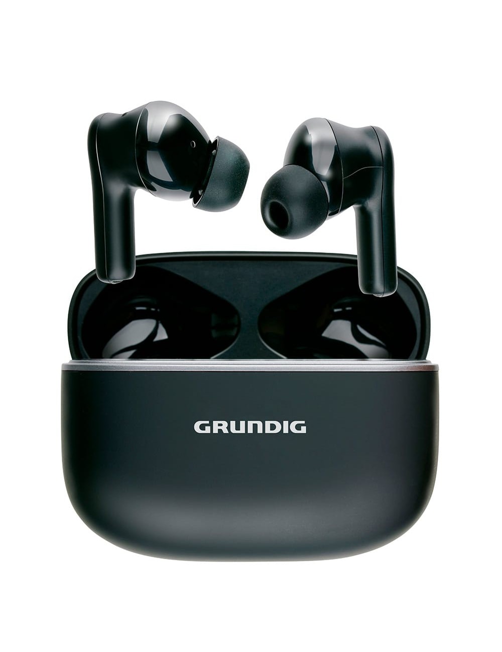 Auriculares earphone bluetooth con estuche negro