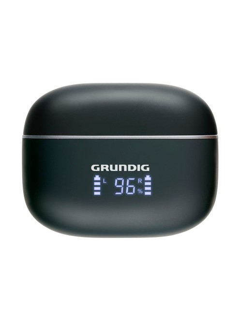 Auriculares earphone bluetooth con estuche negro