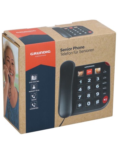 Teléfono senior 19 x 17,5 x 8 cm