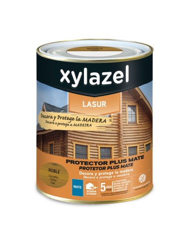 Protector madera plus decora roble mate 250 ml