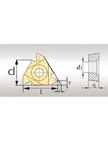 PLACA DE CORTE 16IR A60, POS 68, 69