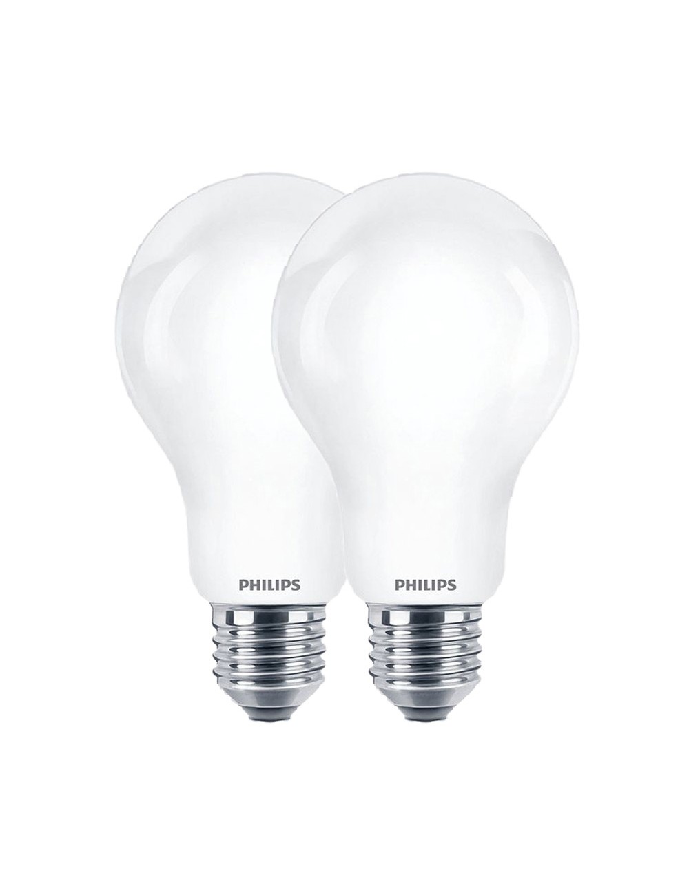 Bombilla estándar led e27 10,5 w 1521 lm 2700 k luz cálida, 2 uds.