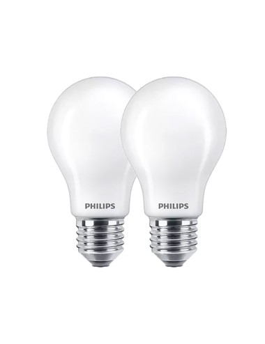 Bombilla estándar led e27 9 w 1055 lm 4000 k luz día, 2 uds