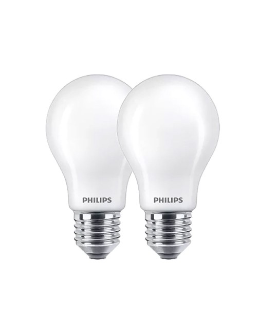 Bombilla estándar led e27 9 w 1055 lm 4000 k luz día, 2 uds