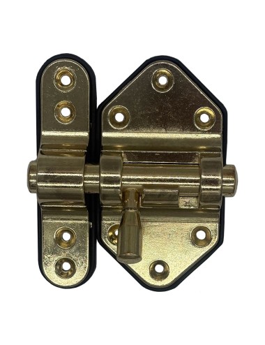 Pasador reforzado base plástica 30 mm dorado