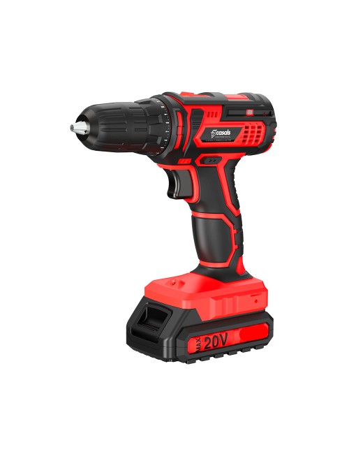 Kit maletín taladro percutor cid2051bca 20 v con baterías y accesorios