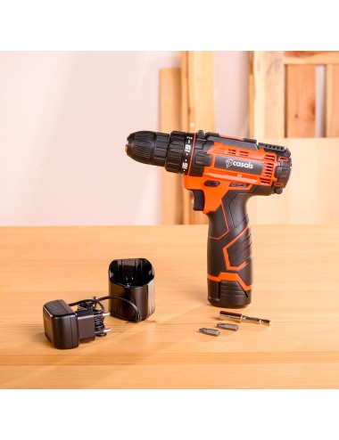 Taladro atornillador 12 v csc1205bc con maletin y accesorios