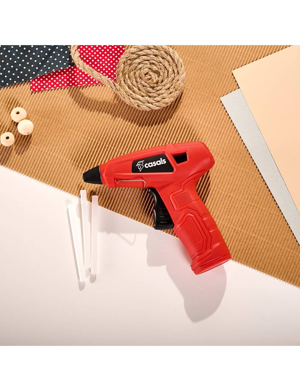 Pistola de cola cgg3620 para barras de silicona de ø7 mm