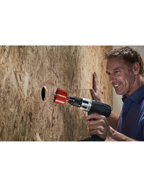 Sierra de corona bimetal con broca piloto ø127 mm